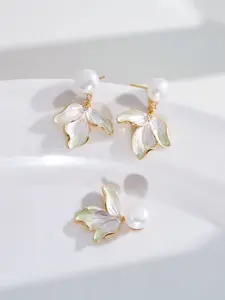 Freshwater Pearl Set, Briolette Pearls 8-9mm, High-Quality Freshwater Pearls, Ideal for Jewelry Making & Collecting