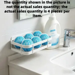 Washing Machine Pet Hair Remover, 4-Piece Set, Wash Ball, Pet Hair Capture Tool for Washing Machines, Laundry Room Hair Catcher, Essential Cleaning Aid