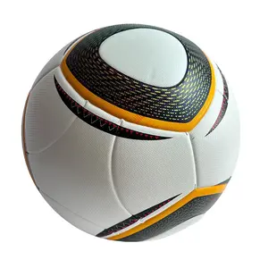 Official Size 5 Leather Soccer Ball, Durable Soft PU Material, Ideal for Youth & Adult Competitions, Includes Net Bag & Pump Accessories