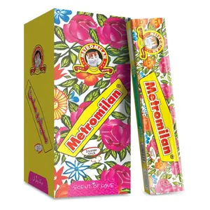 Metro Milan Agarbati Incense Regular (  18 Sticks * 12 pc) Shipping From USA Fragrance
