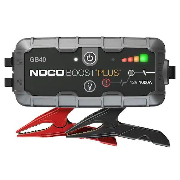 NOCO GB40 1000-Amp 12V UltraSafe Lithium Jump Starter, For Up to 6L Gas & 3L Diesel Engines