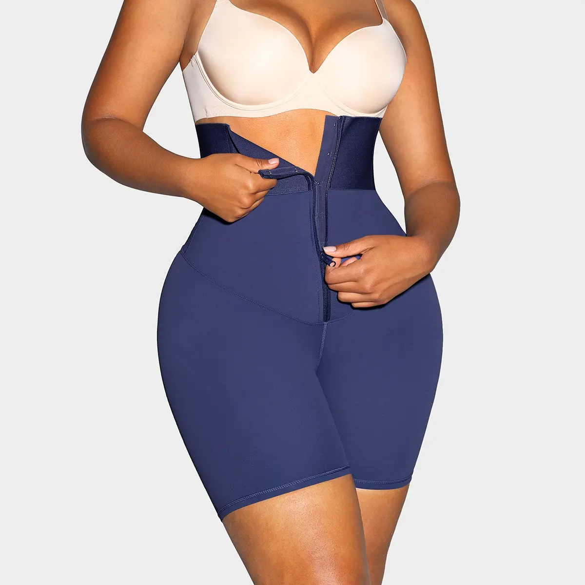 Workout Shaping Shorts-Blue