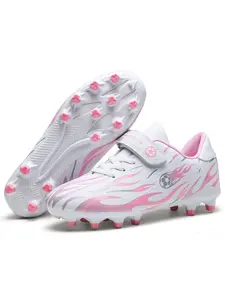 Youth Soccer Shoes, Kids Outdoor Artificial Grass Football Boots, Durable Lightweight Design, Comfortable Performance, Suitable for Elementary School Students, Spiked Soccer Cleats