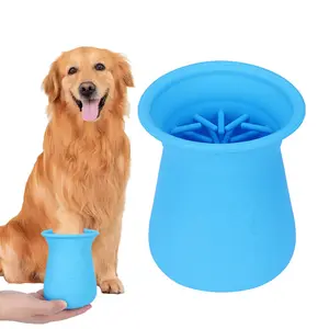 Hot Selling Pet Silicone Foot Washing Cup Dog Foot Washer Pet Paw Cleaning Tool Foot Massager