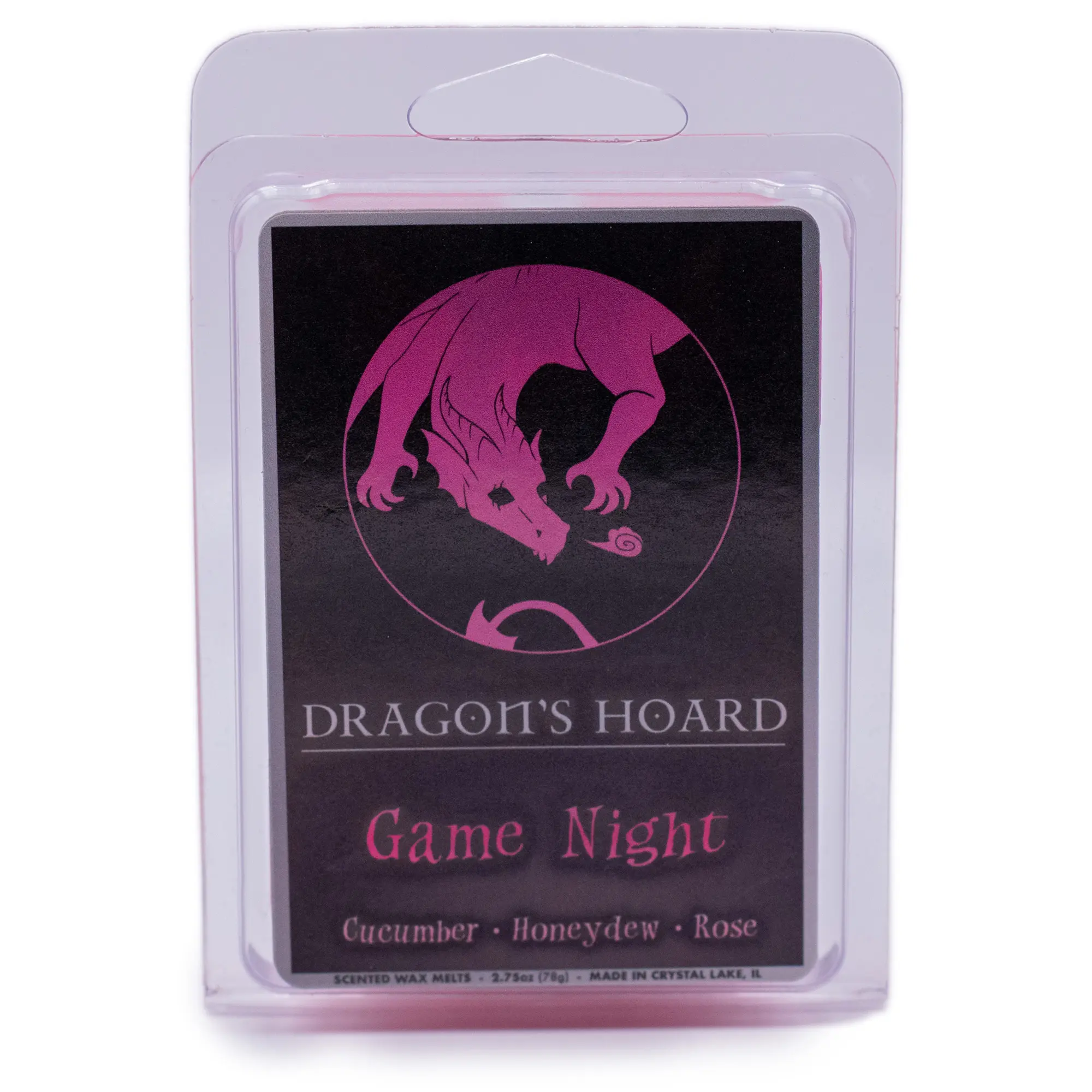 Game Night | Wax Melts | Cucumber, Honeydew, and Rose Scented | Dragon's Hoard