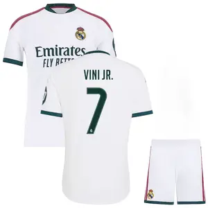 [Full set] Unisex Soccer/Football Real Madrid Team Vini jr. #7 Laliga 2026/27 Home Replica jersey - White