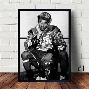 Kobe Poster Canvas Paintings Poster Home Decor Wall Art，Frame Option Room Gift