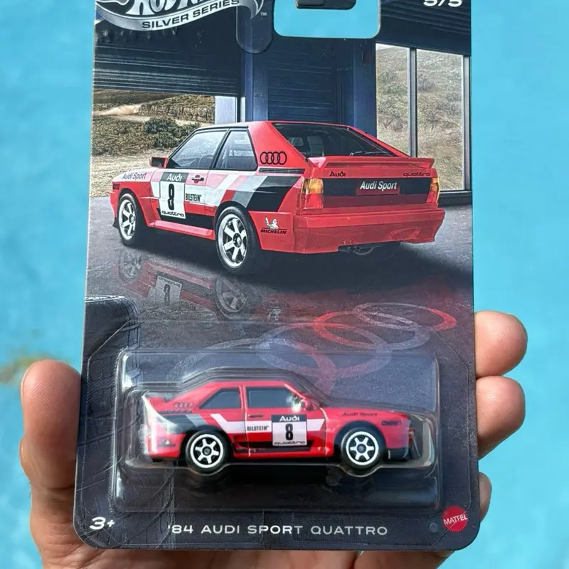 Hw Silver Series CHASE 1984 Audi sport Quattro Diecast car 1:64 scale