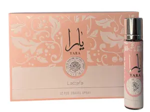 (Pack of 12) Yara Travel Size Perfume by Lattafa EDP Spray, 12ml