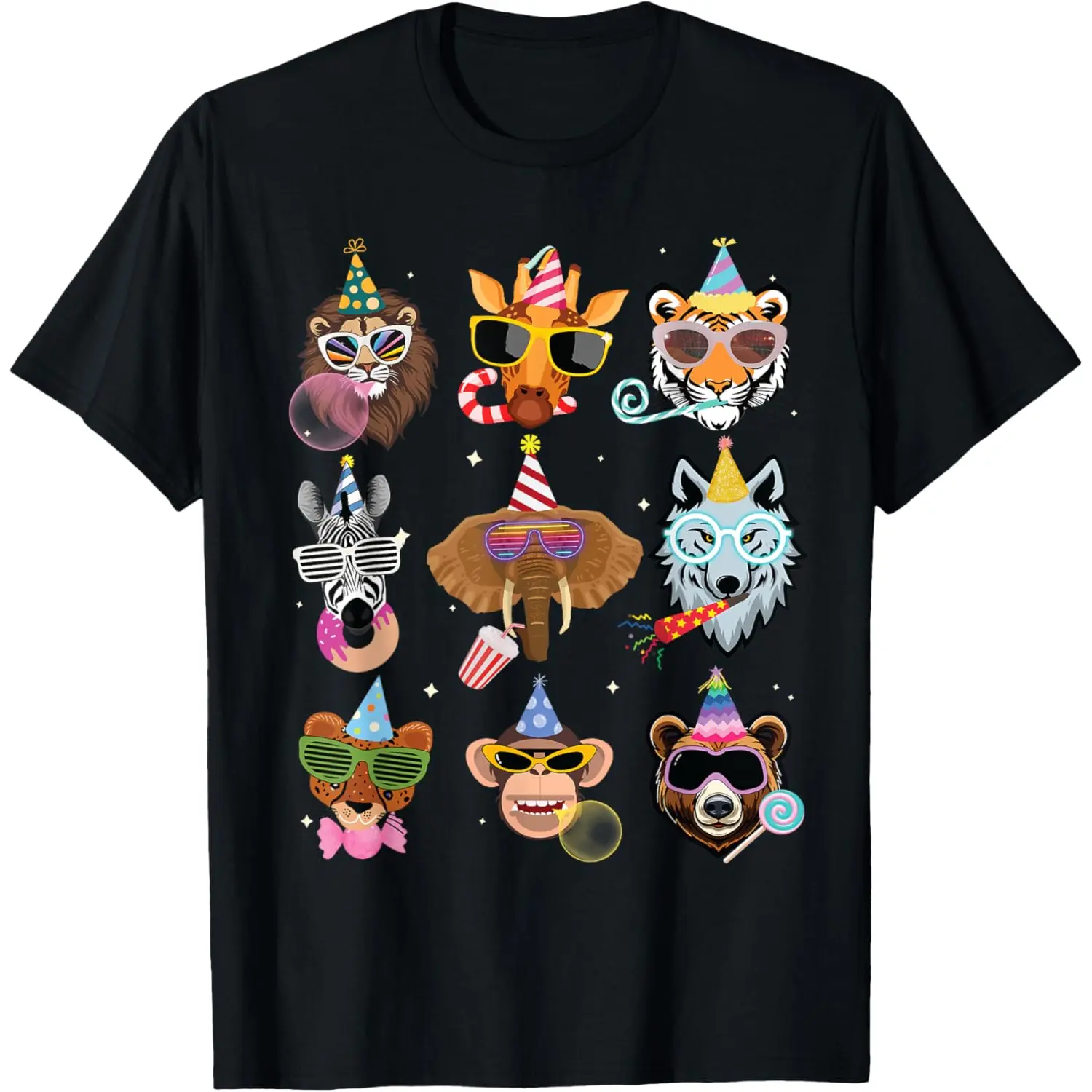 Creative Design  Animal Print Men Women And Kids Zoo Day T-Shirt Cool Apparel For Zoo Trips
