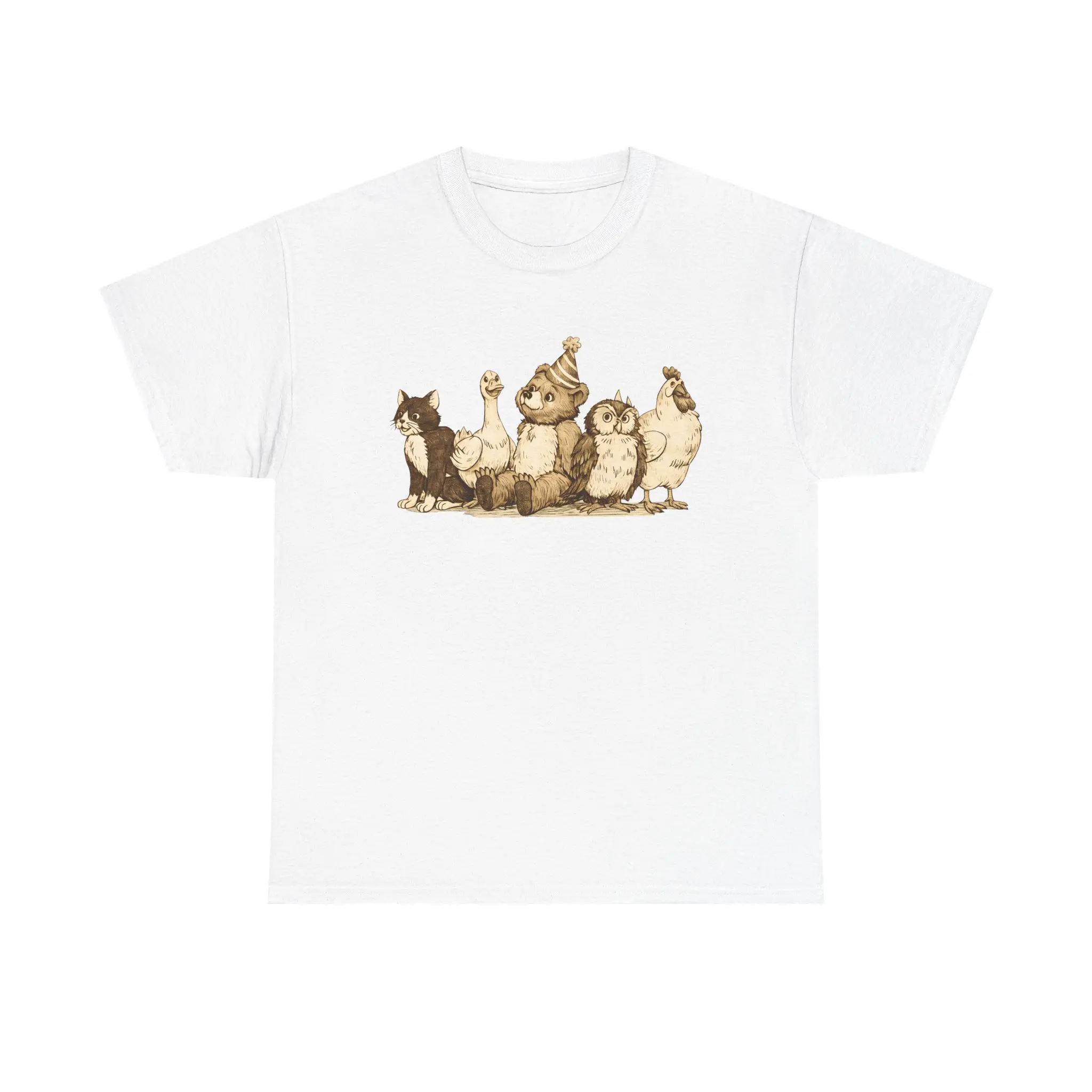 Little Bear 90s Kids Show-Inspired Tee, Cute Animal Prints, Animal 