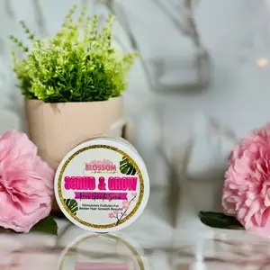 Blossom Cosmetics Scrub & Grow Deep Scalp Cleanse Nourishing Cleanser for Deep Scalp Cleaning and Nourishing