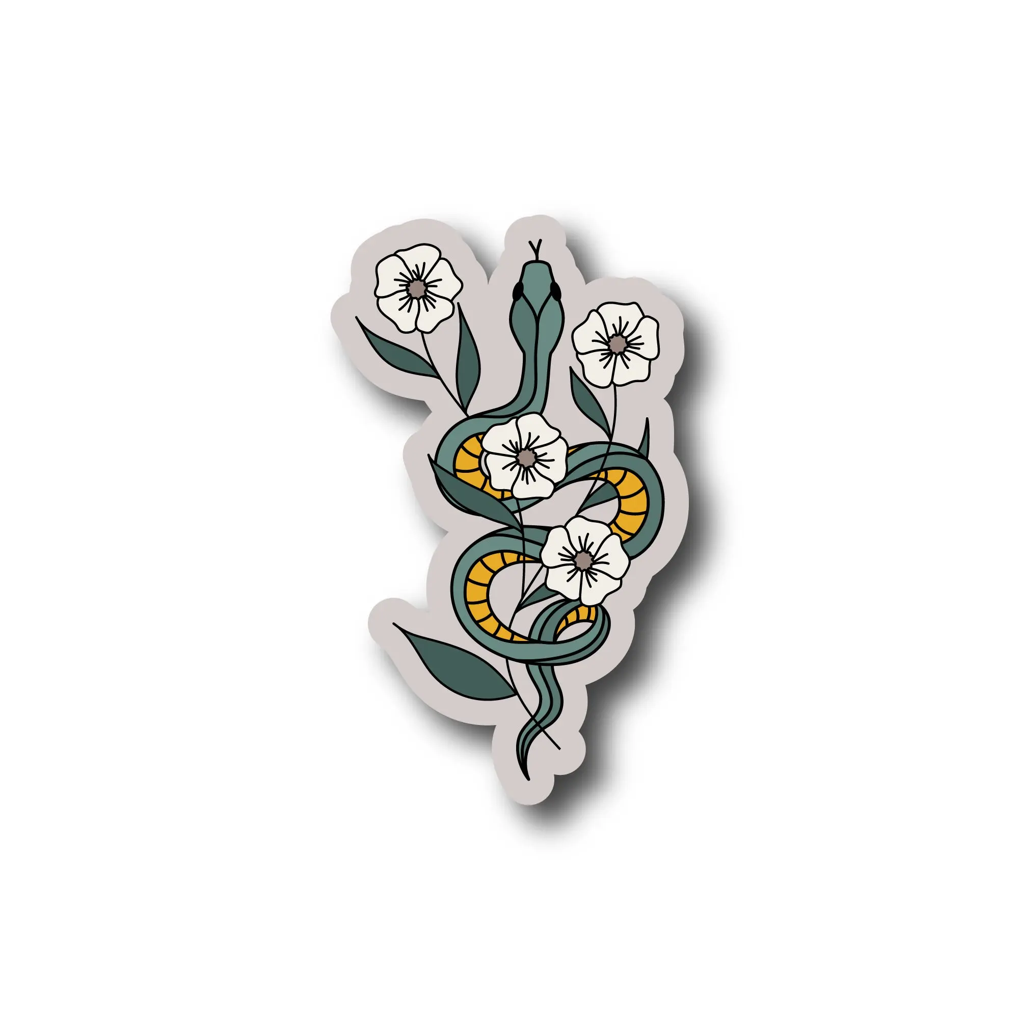 Garter Snake Sticker