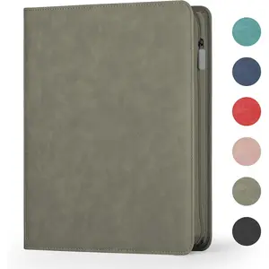 9 Pocket Card Binder,360 Pockets Trading Card Binder,Double Sided Pocket Collection Binder,Card Folder for MTG,TCG,Game Cards,Sport Cards,Grey