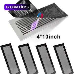 Magnetic Vent Cover, 4 Counts Mesh Grille, Dust & Debris Prevention, Pest Control, Ideal for Ceiling & Floor Vents #GLOBAL PICKS
