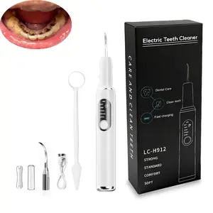 Plaque/Tartar Remover Adjustable Modes Rechargeable  Cleaning Kit Includes  Tools Oral Care  Gentle on Gums Father's Day Gift Long Battery Life Waterproof Oral Care Water Proof Daily Cleansing Lightweight dental teeth cleaner