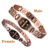99.99% Pure Copper Magnetic Bracelet, All Metal Wearable, 3500 Gauss Strength, Adjustable Design, Fashionable Copper Jewelry Gift for Men and Women