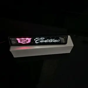 Cadillac LED Front Grille Emblem Badge 12V Illuminated Logo Universal Mount Durable Construction Easy Wiring Premium Look for Most Models