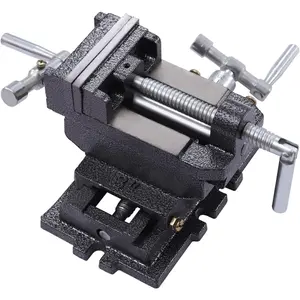 3 In Drill Press,X-Y Compound Vise,2 Way Heavy Duty Cross Slide Vise Clamp Machine,Mini Drill Milling Machine,Metal Milling Bench Mount Clamp Machine