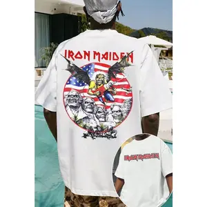 Iron Maiden Inspired Shirt Heavy Metal Rock Tee Vintage Style Music Fan Gift Unisex Tee 3