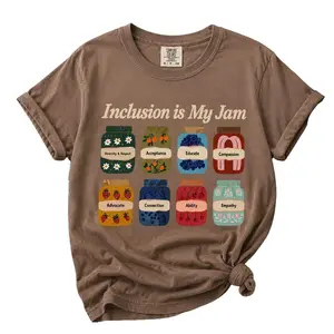 Comfort Colors Inclusion Is My Jam Shirt, Special Education Teacher Autism Awareness, Autism Teacher, Inclusion Teacher, Neurodiversity Tee - TrendWear USA