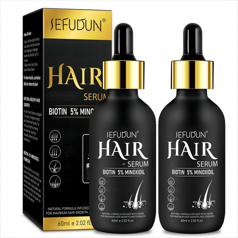 Sefudun 5% Minoxidil Hair Serum (60ml / 2.02fl. oz) for Haircare and Comfort Scalp Growth Oil,Makes Hair Shinier and Healthier Sefudun 5% Minoxidil Hair Serum (60ml / 2.02fl. oz) for Haircare and Comfort Scalp Growth Oil,Makes Hair Shinier and Healthier