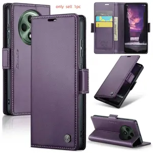 For OPPO Reno12/12 Pro 5G/Reno12F 4G/5G/12FS 5G Case With Card Holder, Wallet Case with RFID Blocking,Durable Leather Cover