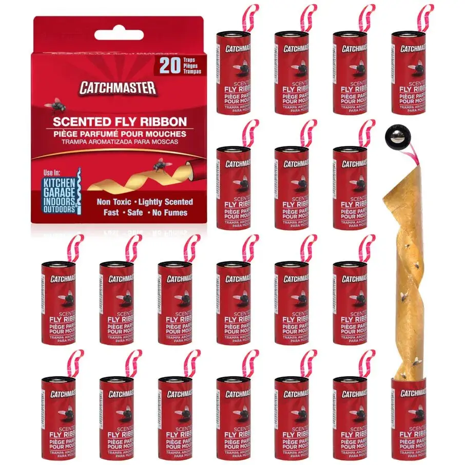 Bug & Fly Ribbon Traps - Scented, Effective Fly Control Bug & Fly Ribbon Traps - Scented, Effective Fly Control