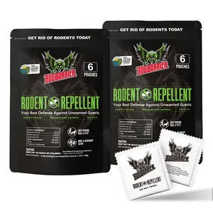 Extra-Strength Mouse Repellent Deterrent Pouches, Peppermint & Rosemary Oils Repel Mice Nesting in Car, RV, Boat, Garage, Shed, Cabin Made in The USA (12 Pack)