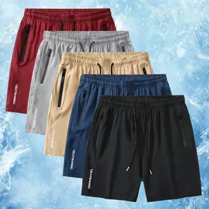 Dynamic Fit Men's Multi-Piece Training Shorts Featuring Striking Side TECHTRAINING Lettering with Quick-Dry Fabric and Adjustable Waist Design