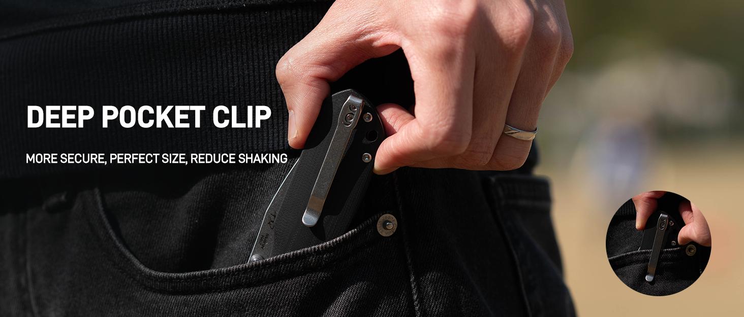 CJRB Maximal Pocket Tool Knife with 2.95" AR-RPM9 Steel Blade and G10 Handle Knife for Camping, Survival Gear, Outdoor Survival Supplies and Survival Equipment Set