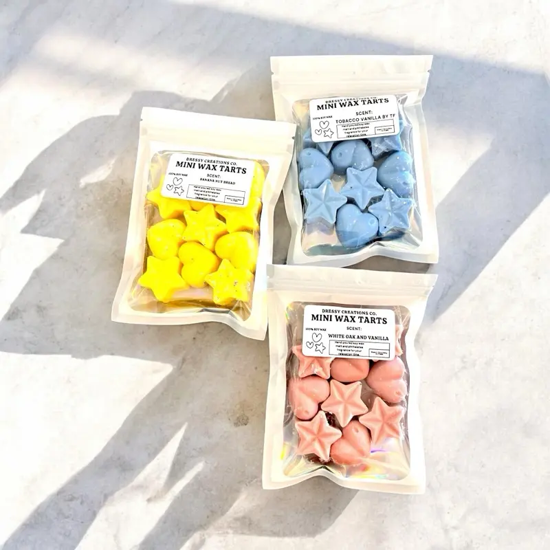 Highly Scented Soy Wax Tarts Pack - Smokeless Home Fragrance Aroma, 36-Hour Lavender Sleep-Helping Cozy Freshener, Bedroom Decoration, Birthday Gift for Home Supplies & Ornaments