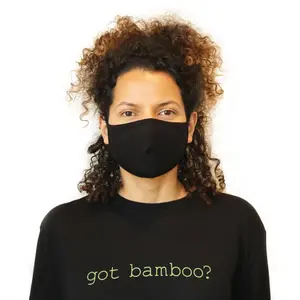 Spun Bamboo Breathable Face Mask - Natural, Silky Soft, Ultra Comfortable