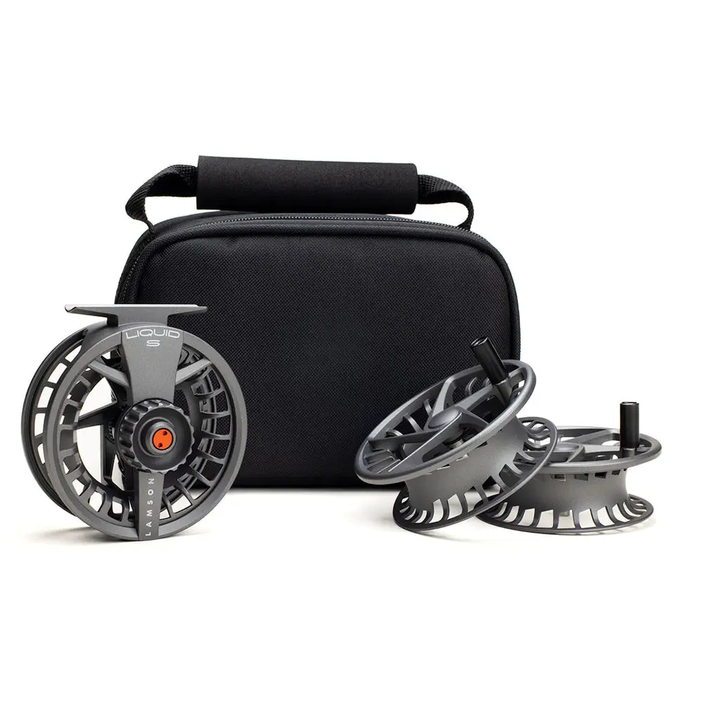 LAMSON LIQUID S-SERIES HD FLY REEL 3-PACK