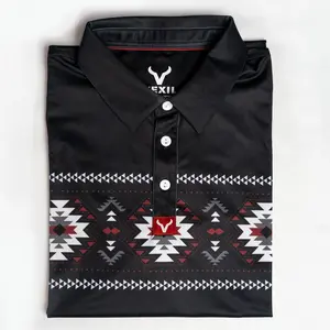 Vexil Brand - Polo - Aztec - Black Vexil Brand - Polo - Aztec - Black