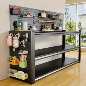 Heavy-Duty Adjustable Garage Shelving Unit Metal Storage Rack with Height-Adjustable Shelves for Garages Warehouses Homes Workshops