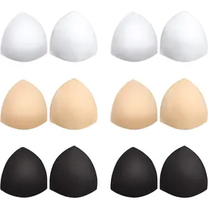 OUTDOOR Bra Pads Inserts 6 Pairs, Bra Cups Inserts, Removable Breast Enhancers Inserts for Women,summervibes