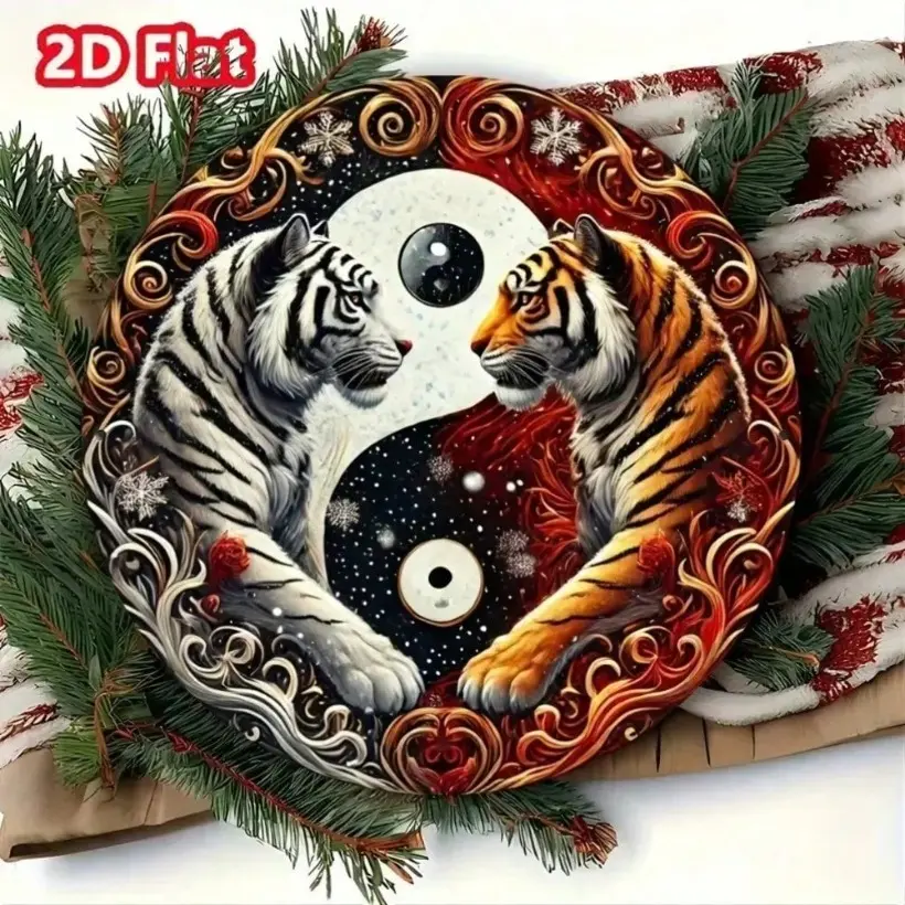 Aluminum Decorative Plate With Vibrant Colors Perfect For Home Living Room Entryway Cafe Kitchen Wall Decor Housewarming Gift