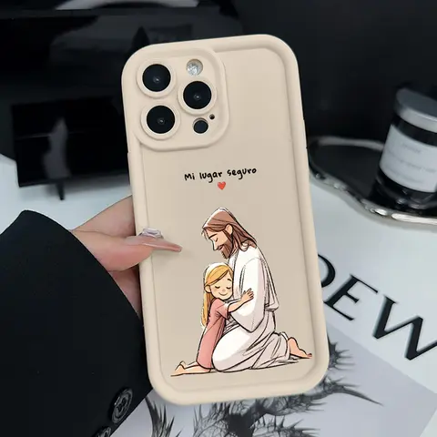Safe Embrace Phone Case for iPhone 17 16 Pro Max 15 Plus 14 13 12 11  Air XR XS Shockproof Drop Protection Rugged Durable Silicone Cover Cellphone Protective