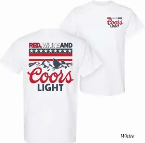 Red White and CCCOORS Light Unisex T-Shirt, 4th of July Tee, Independence Day Shirt, USA Day Tee
