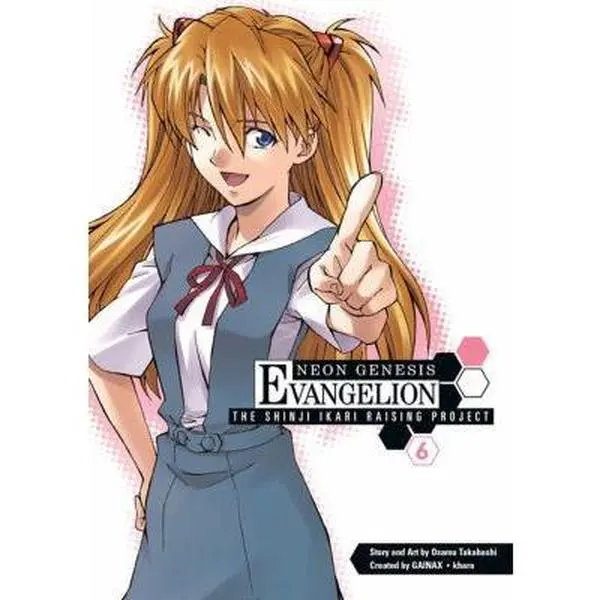 Used Manga Book - Neon Genesis Evangelion: The Shinji Ikari Raising Project Series Vol. 6 by Osamu Takahashi, Dark Horse 2010 Edition, English Paperback, Anime Literature