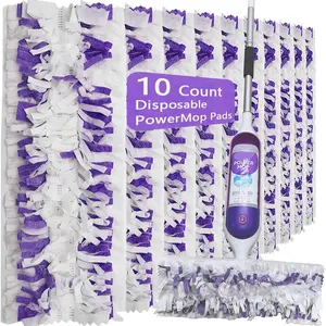 Disposable Mopping Pads Refills, 10pcs/set Multi-functional Mop Pads, Household Mop Heads, Clean Replacement Pads, Home Care Supplies