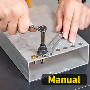Manual rivet nut tool - Anti-slip handle, suitable for right-hand thread rivets in automotive, mechanical and furniture assembly.