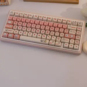 139 Key Chiikawa Theme Pbt Keycaps, Dye Sublimation Process, Moa Profile, Compatible with Mx Axis, for 61/64/68/87/96/104/108 Keyboards