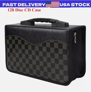 128 Disc CD DVD Case Storage Bag Organizer Holder Portable Wallet Album Box