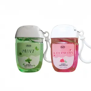 DKD 2 Pack Travel Size Hand Sanitizer with Clip ,30ml Mint Watermelon Scent , Wash-Free for Home Travel Outdoor
