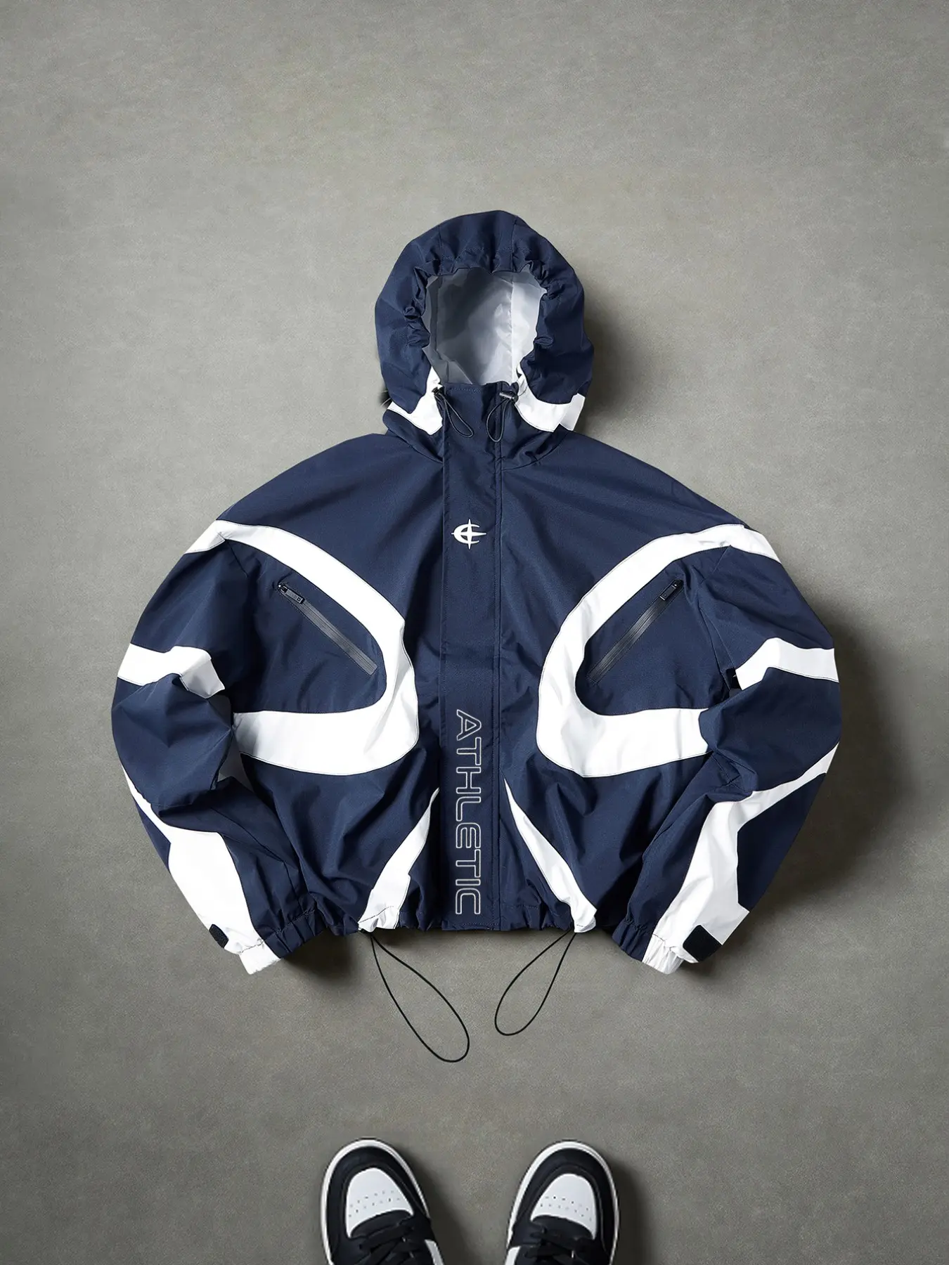 DARC SPORT ジャケット You Underestimate My Power Grit Road Racing Jacket in Black/Red