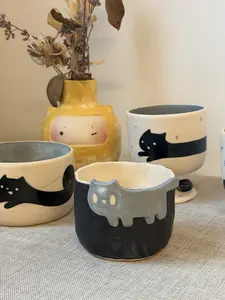 Handmade mug ceramics pottery