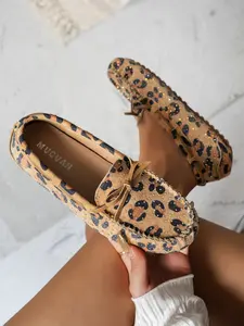 Women's Silver Color Rhinestone Loafers, Butterfly Knot Flat Shoes, Casual Commuter Footwear, All Season Women's Shoes