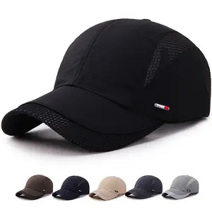 Quick-Dry Mesh Panel Baseball Cap | Unisex Lightweight Activewear Hat - UV Protection, Adjustable Strap, Perfect for Running, Hiking & Exercise